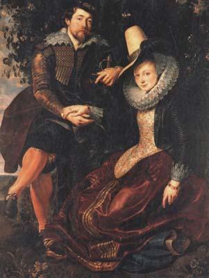 Peter Paul Rubens Selbstbildnis mit Isabella Brant in der Geibblattlaube (mk05) oil painting picture